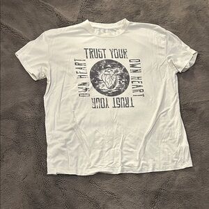 White Graphic Short Sleeve Tee